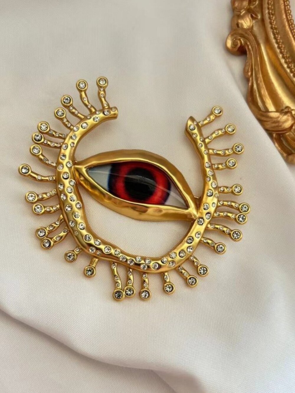 Schiaparelli Devil Eye Brooch